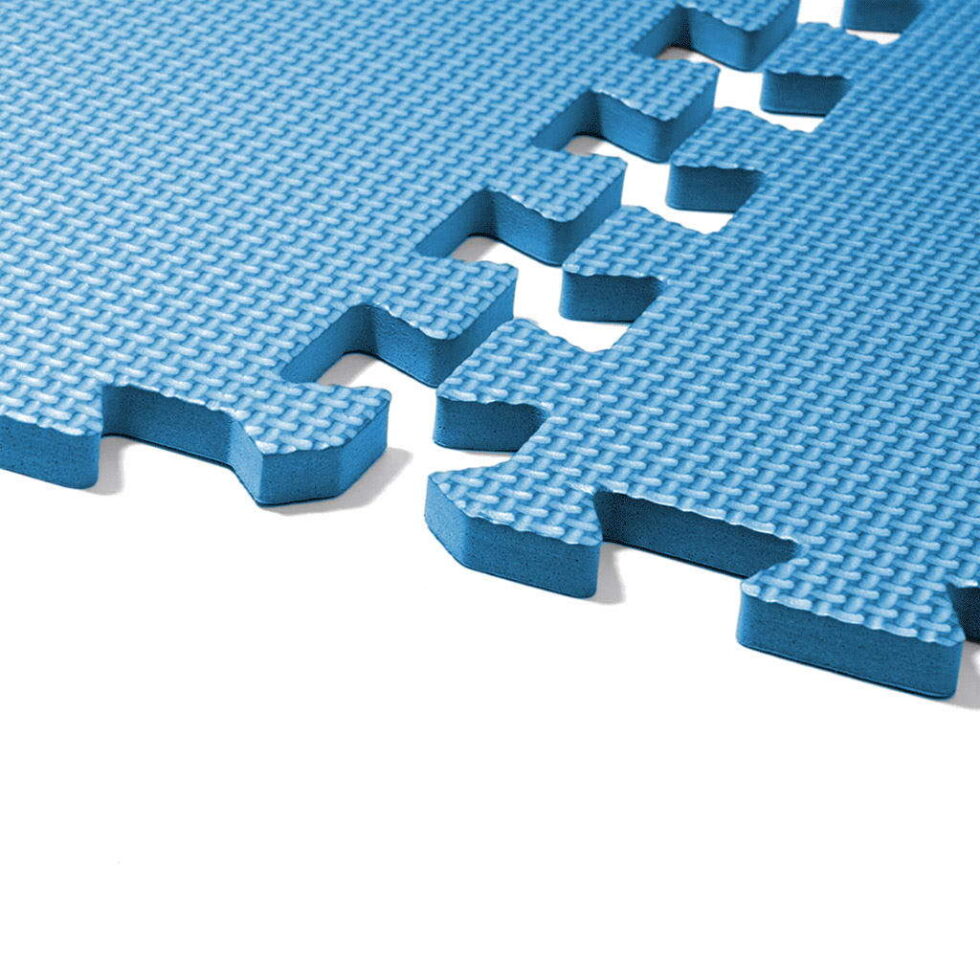 10mm Jigsaw Mat, Blue - T model (Pack of 4 units) | Detail