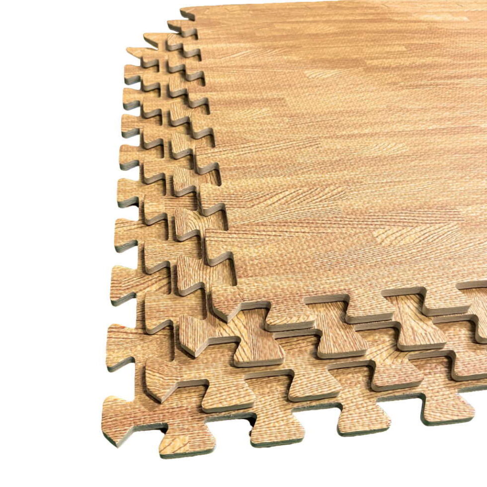 10mm Jigsaw Mat, Parquet - T model (Pack of 4 units) | Detail